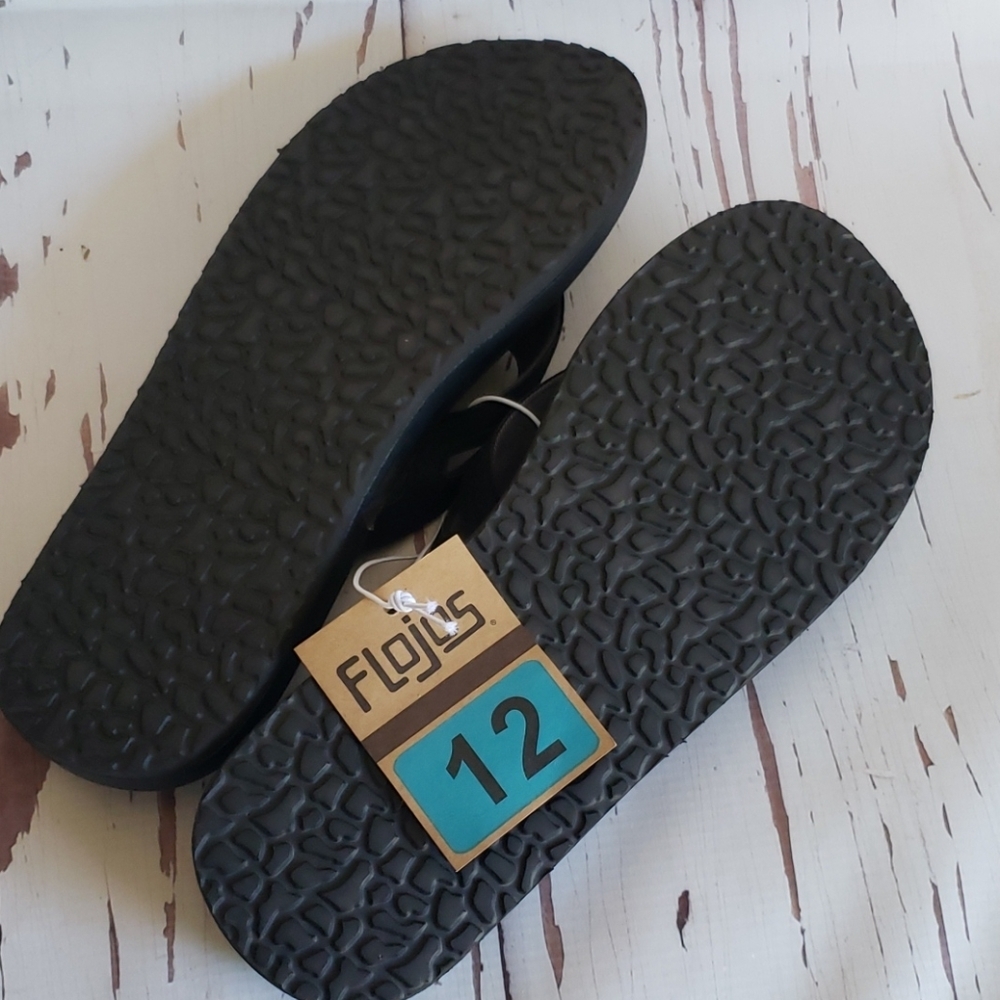 Flojos Brown Men's New Sandals Size 12 - Picture 3 of 3